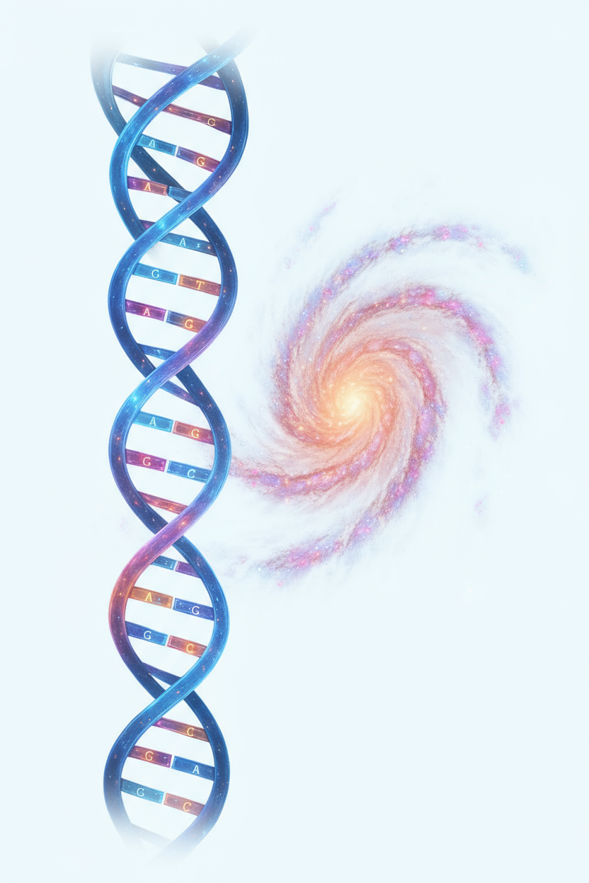ADN y galaxia